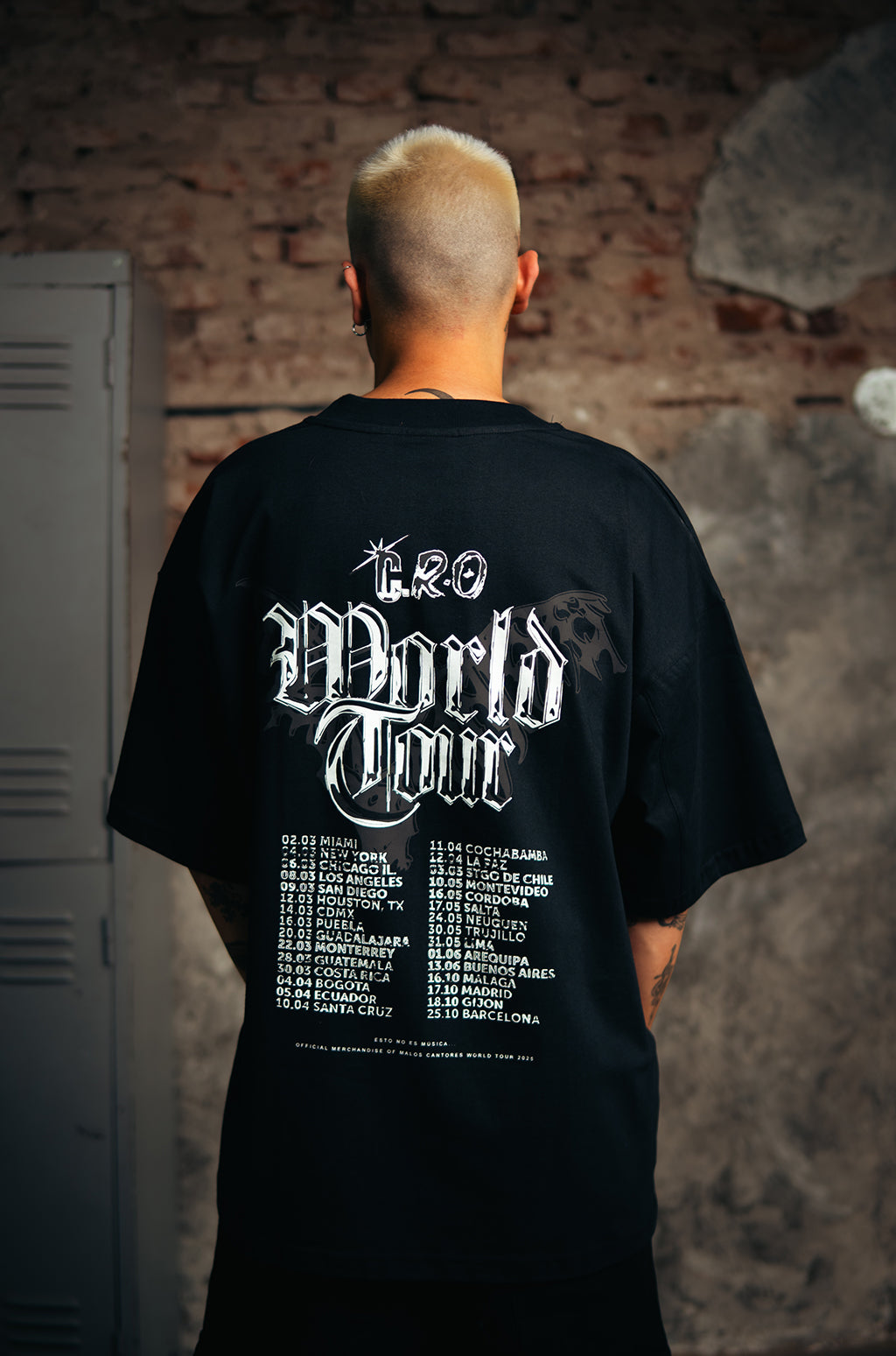 Malos Cantores World Tour 2025 | Cromo | Oversize